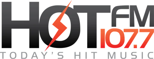 107.7 HOT FM logo