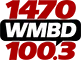 WMBD 1470 AM 100.3 FM Peoria News and Talk logo
