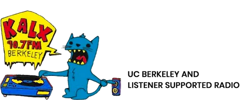 KALX 90.7FM Berkeley logo