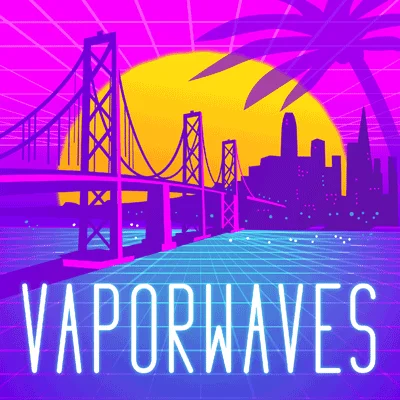 SomaFM Vaporwaves (128k AAC) logo