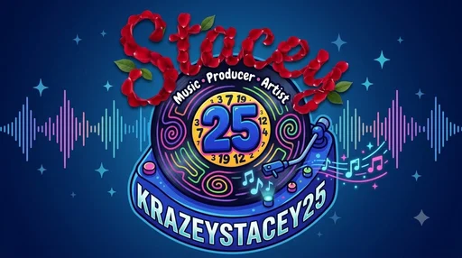 KSRN -- The Krazey Stacey Radio network logo
