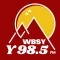 WBSY 98.5 FM logo